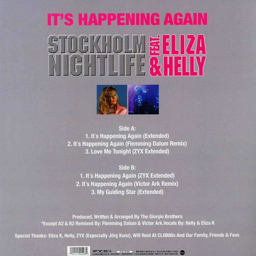 Stockholm Nightlife - It's Happening Again Feat. Helly