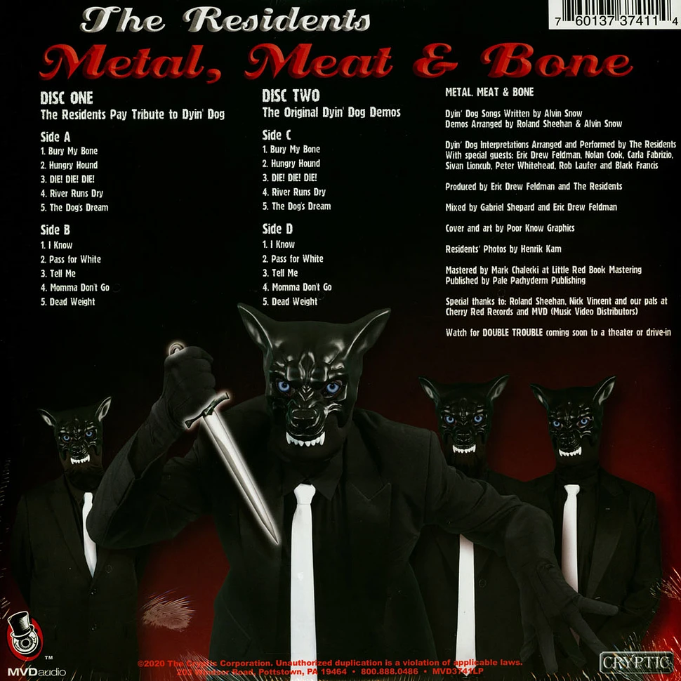 The Residents - Metal, Meat & Bone - The Songs Of Dyin' Dog