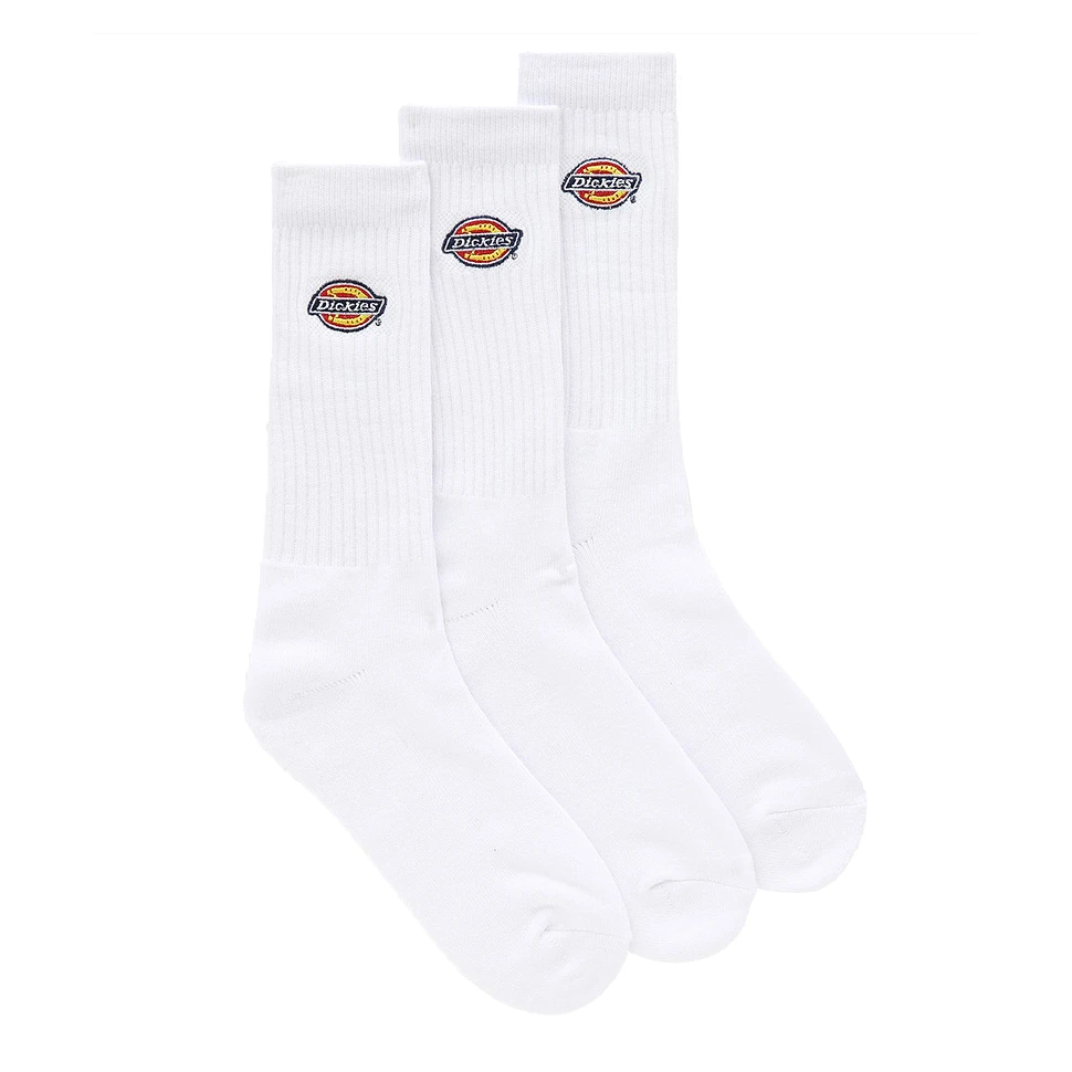 Dickies - Valley Grove Embroidered Socks (3 Pack)