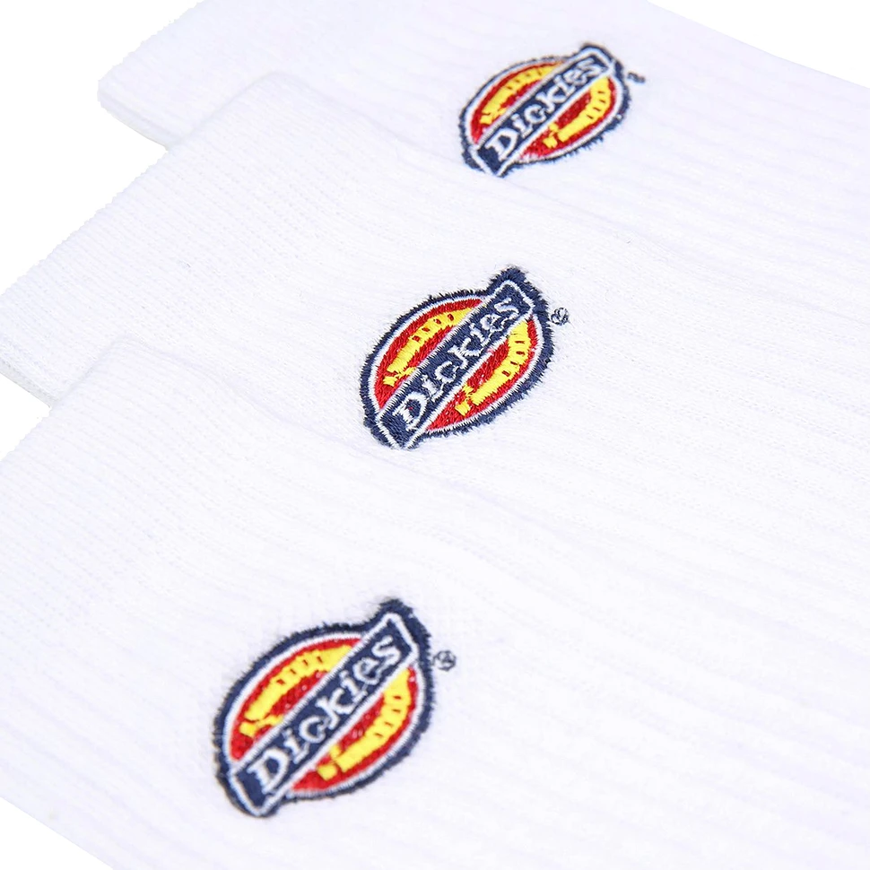 Dickies - Valley Grove Embroidered Socks (3 Pack)