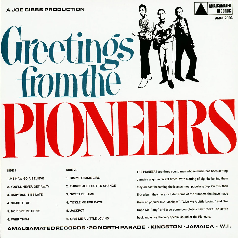 Pioneers - Greetings From The Pioneers