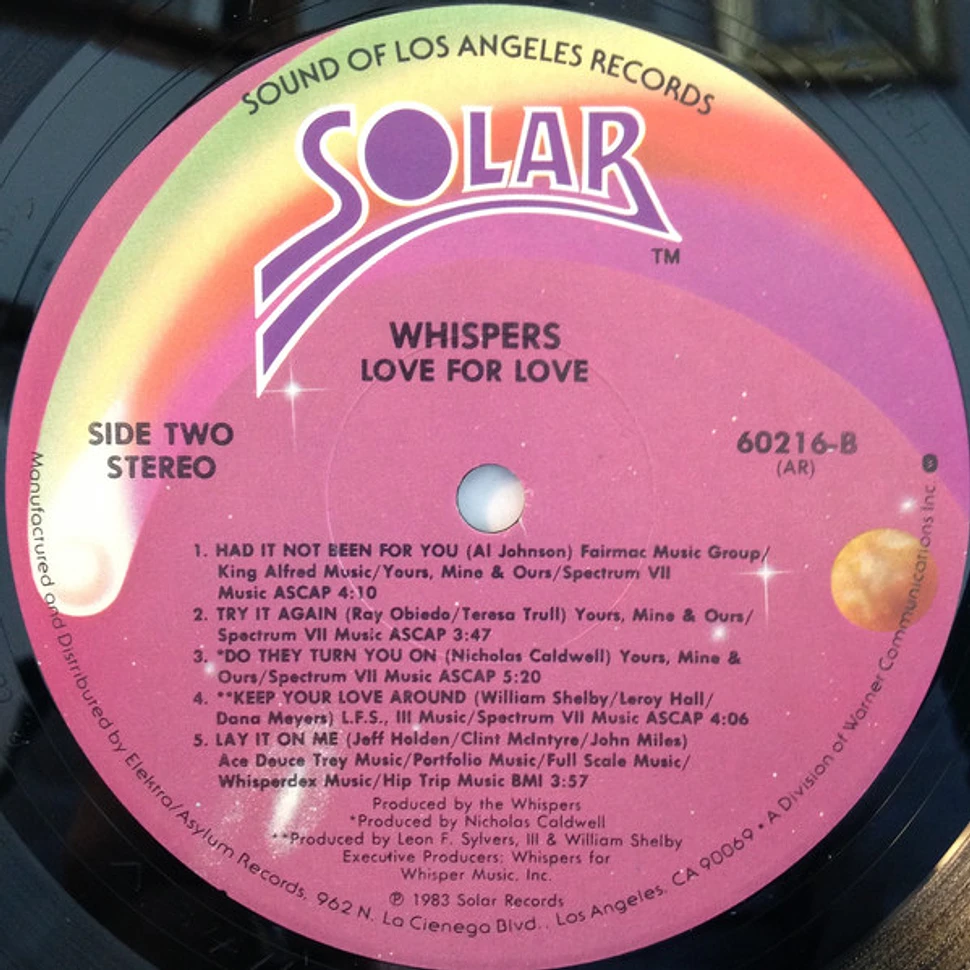 The Whispers - Love For Love