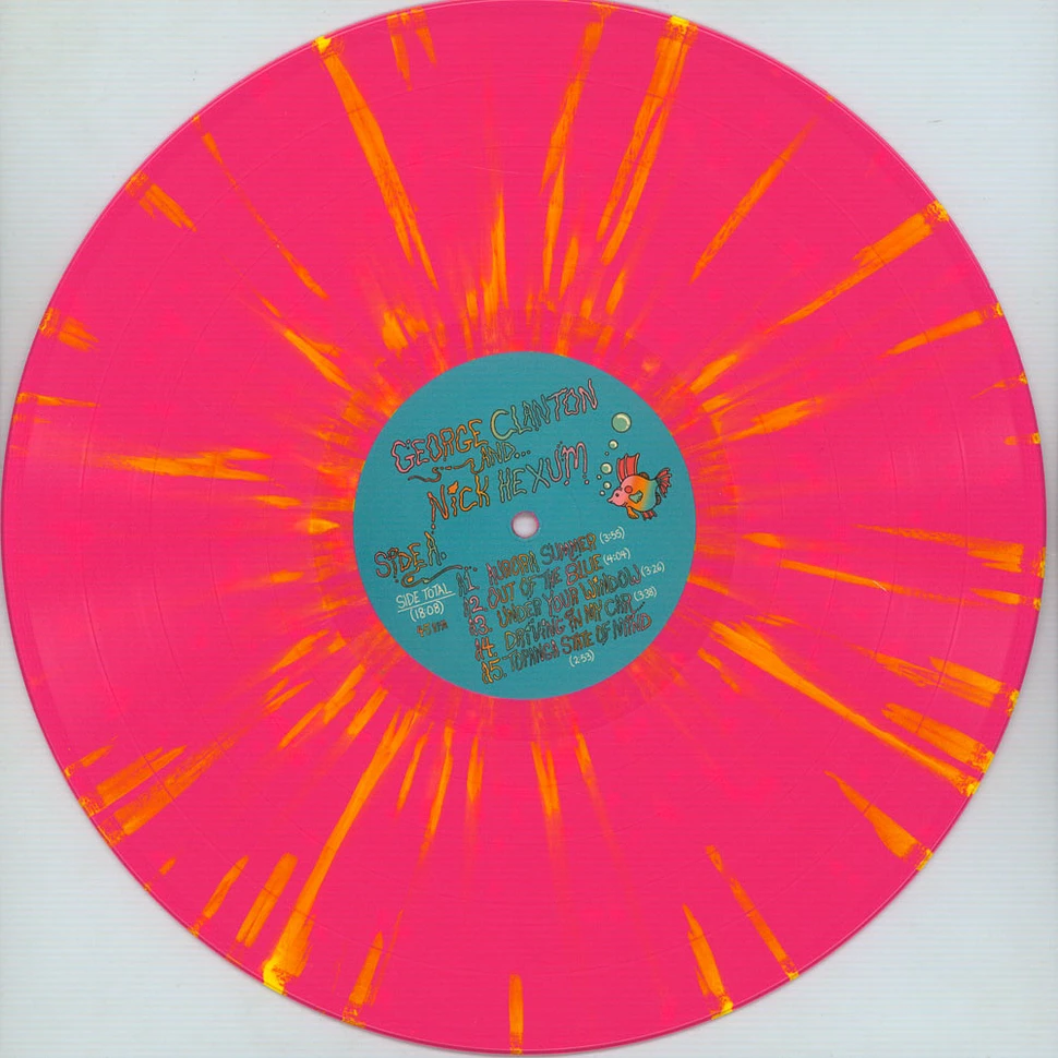 George Clanton & Nick Hexum - George Clanton & Nick Hexum Pink Yellow Splattered Vinyl Edition