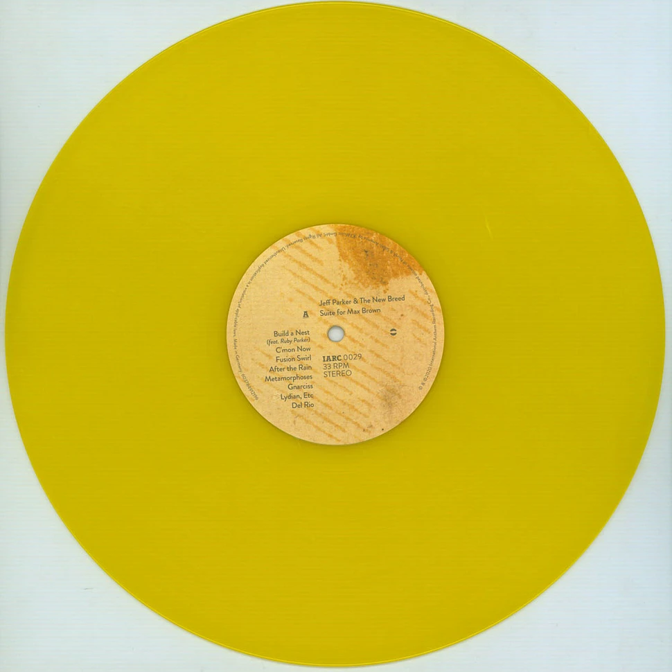 Jeff Parker - Suite For Max Brown HHV Exclusive Yellow Vinyl Edition