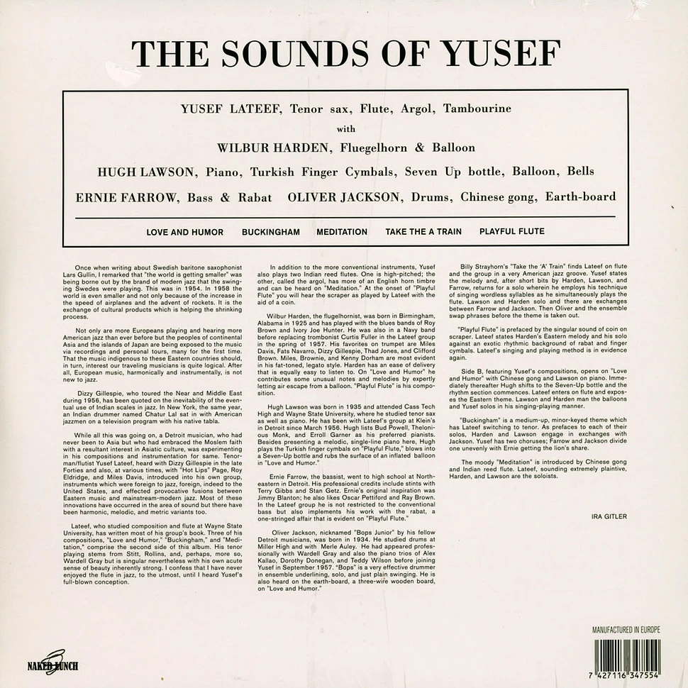 Yusef Lateef - Sounds Of Yusef