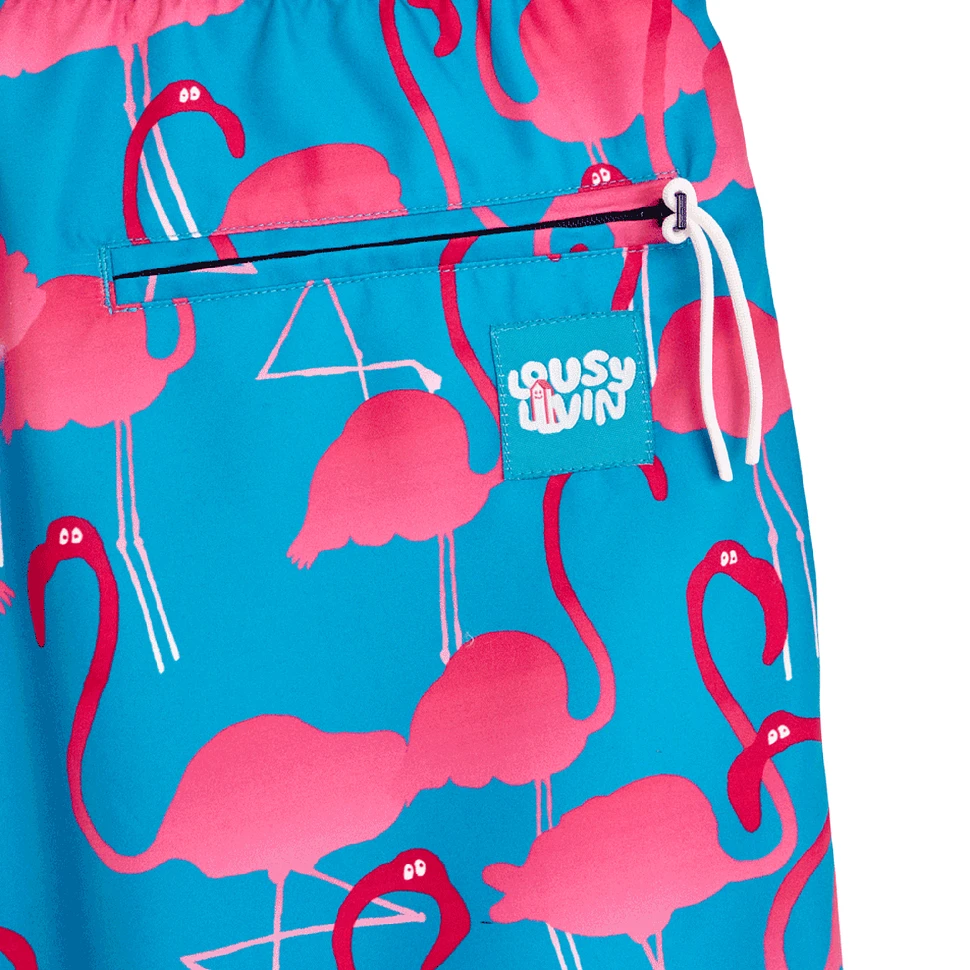 Lousy Livin Underwear - Flamingo Beach Shorts