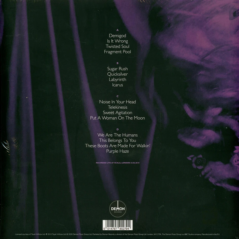 Toyah & The Humans - Live At Scala London Purple Vinyl Edition