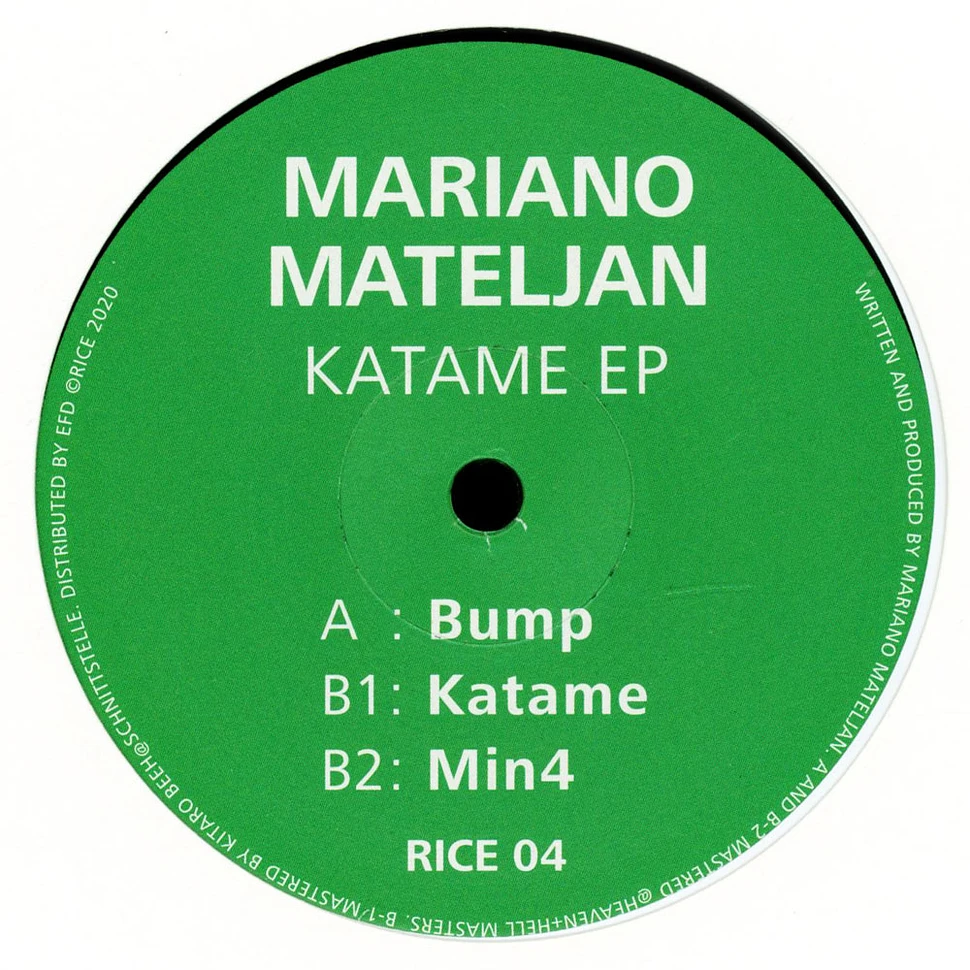 Mariano Mateljan - Katame EP