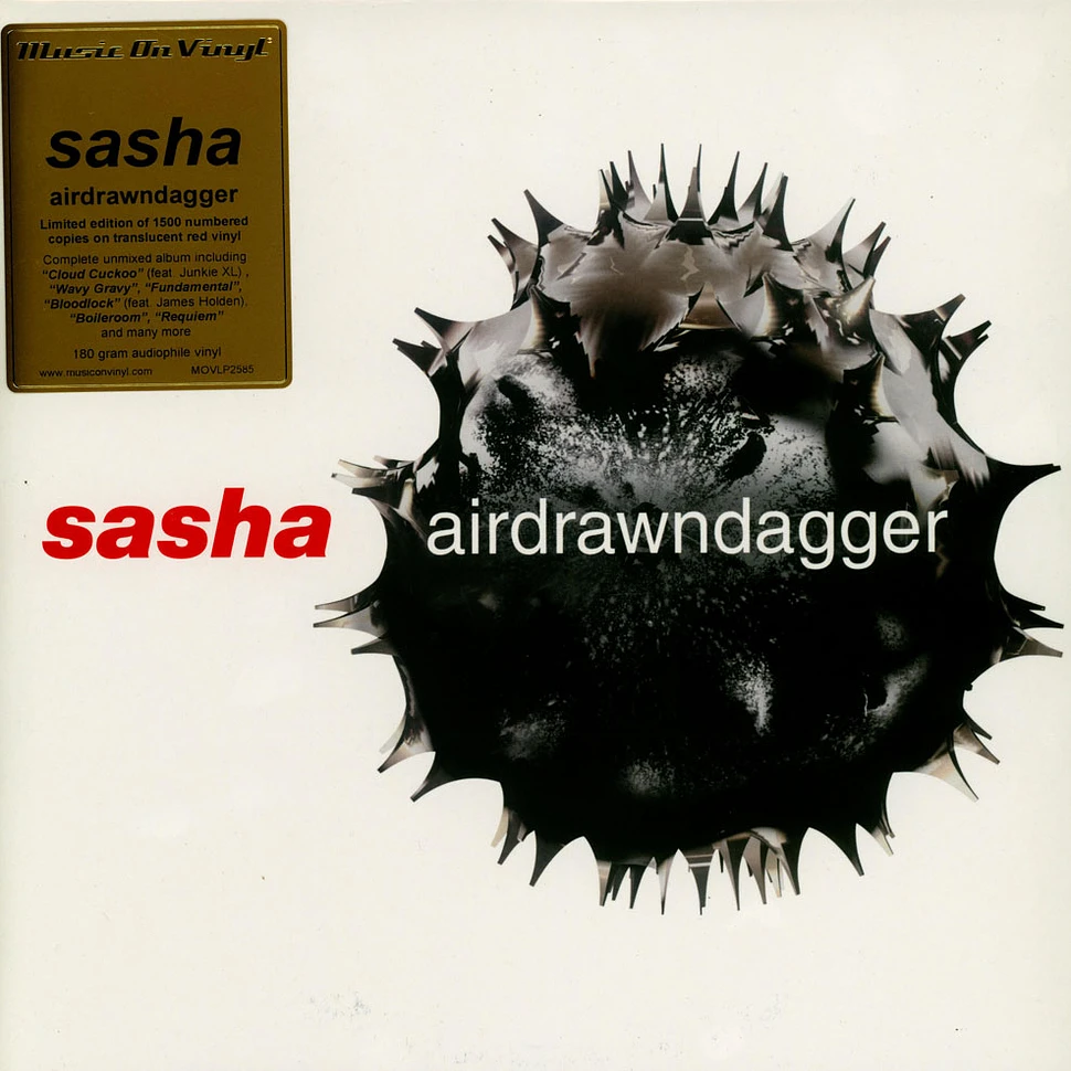 Sasha - Airdrawndagger Limited Numbered Red Vinyl Edition