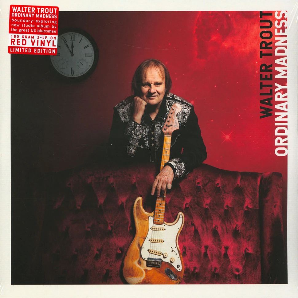 Walter Trout - Ordinary Madness Transparent Red Vinyl Edition