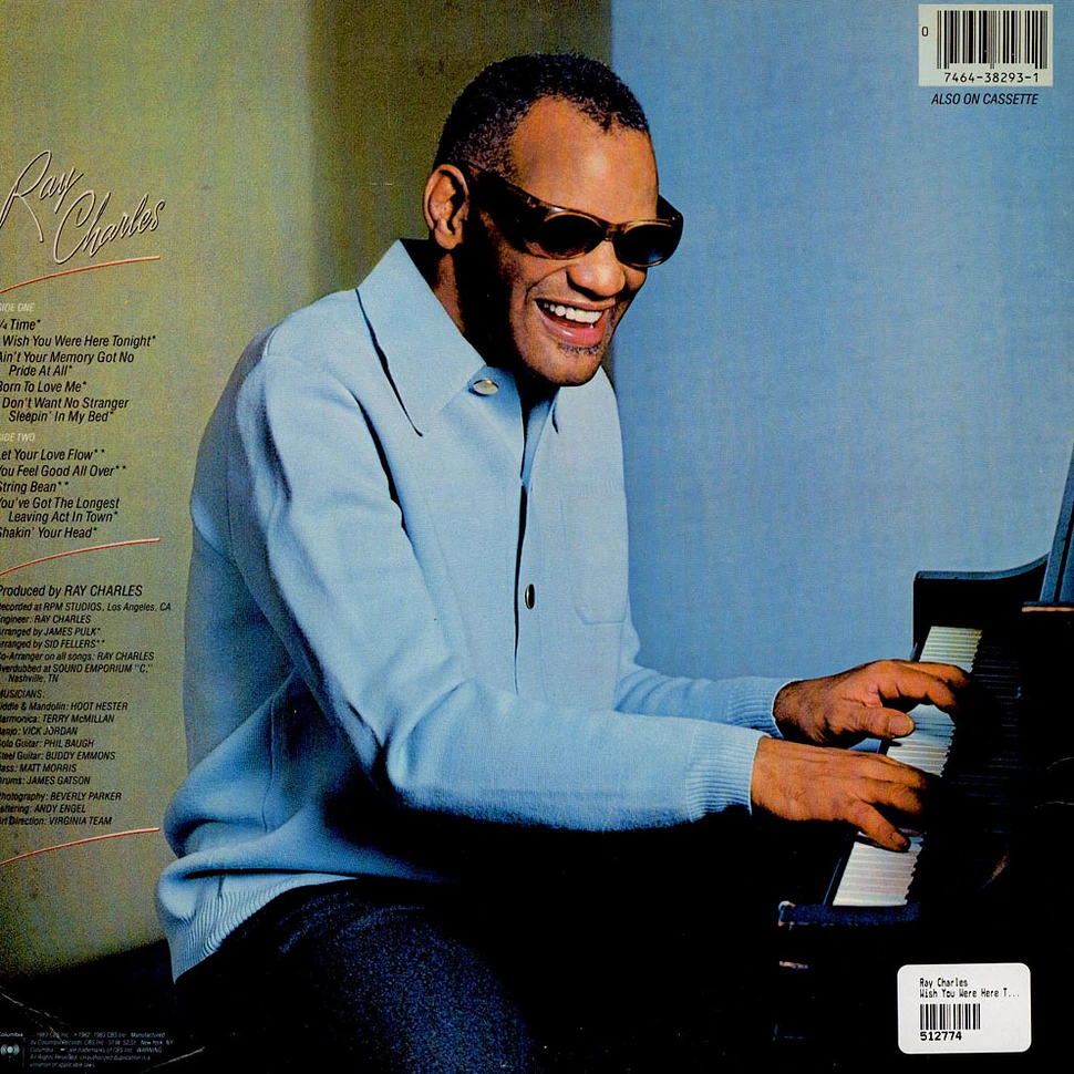 Ray Charles - Wish You Were Here Tonight