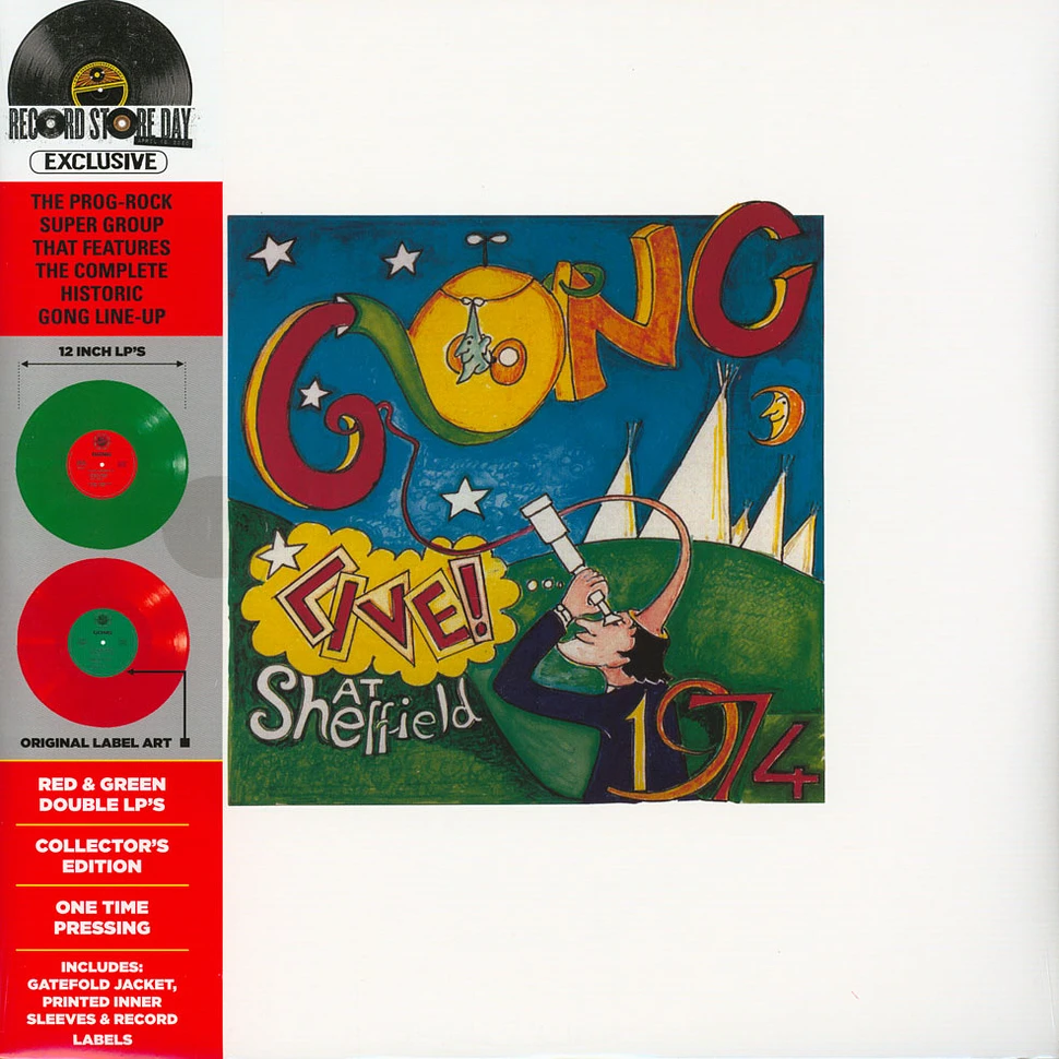 Gong - Live! At Sheffield 1974 Green & Red Record Store Day 2020 Edition