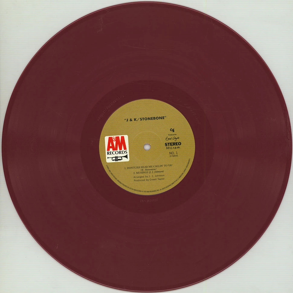 J.J Johnson & Kai Winding - J&K: Stonebone Red Record Store Day 2020 Edition