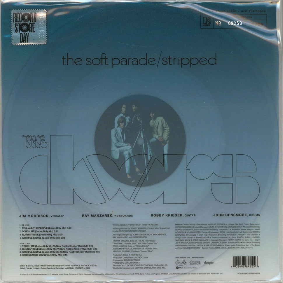 The Doors - The Soft Parade: Stripped Record Store Day 2020 Edition