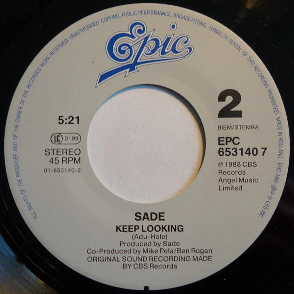 Sade - Turn My Back On You