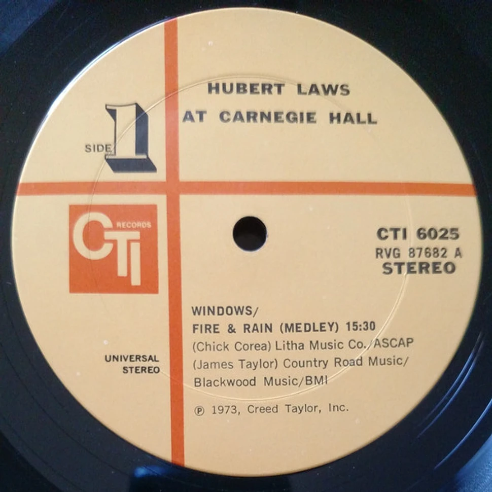 Hubert Laws - Carnegie Hall