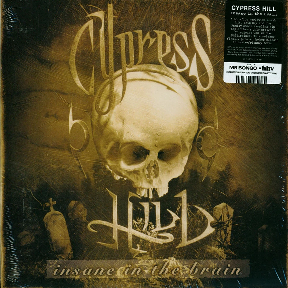 Cypress Hill - Insane In The Brain HHV Exclusive Glow In The Dark Vinyl Edition