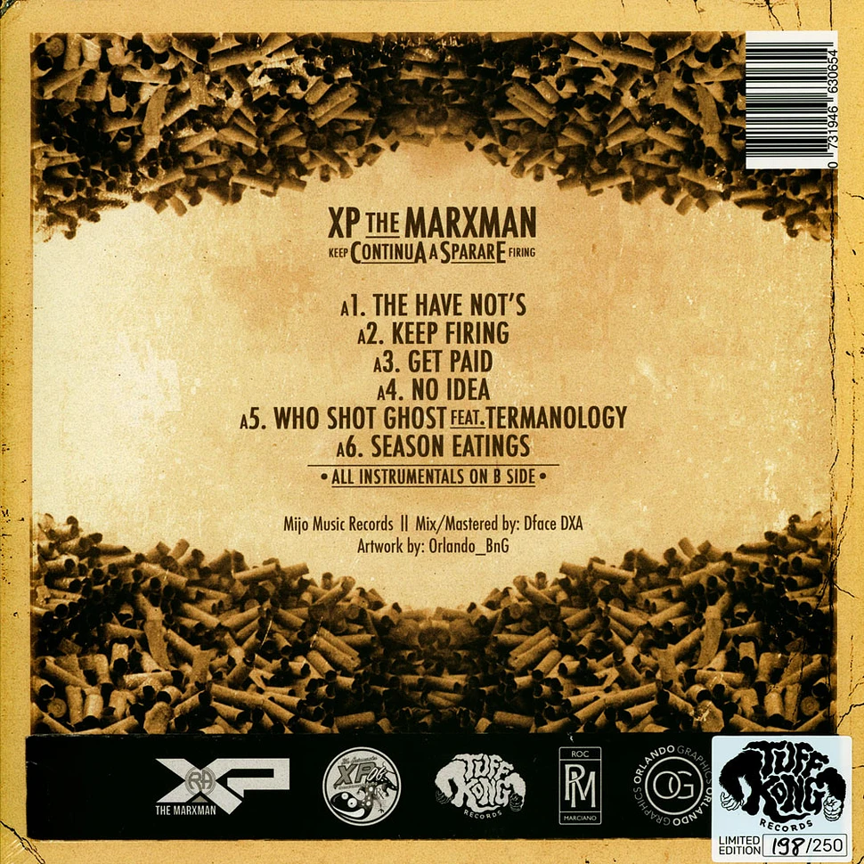 Xp The Marxman X Roc Marciano - Continua A Sparare - Keep Firing