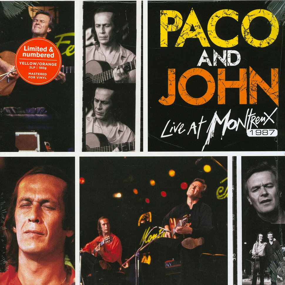 Paco & Mclaughlin - Montreux 1987 Yellow / Ornage Vinyl Edition