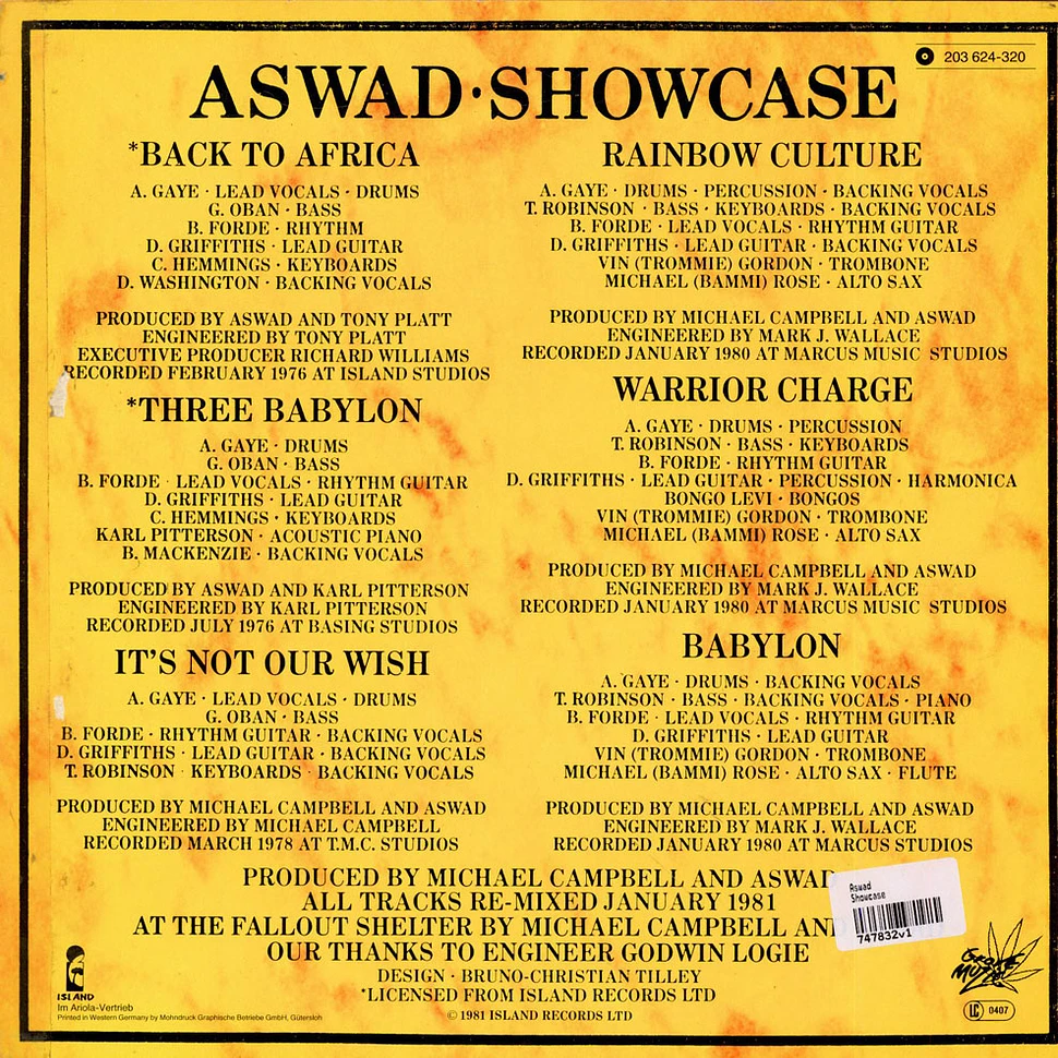 Aswad - Showcase