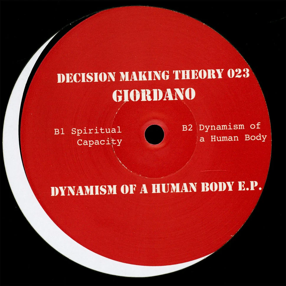 Giordano - Dynamism Of A Human Body EP