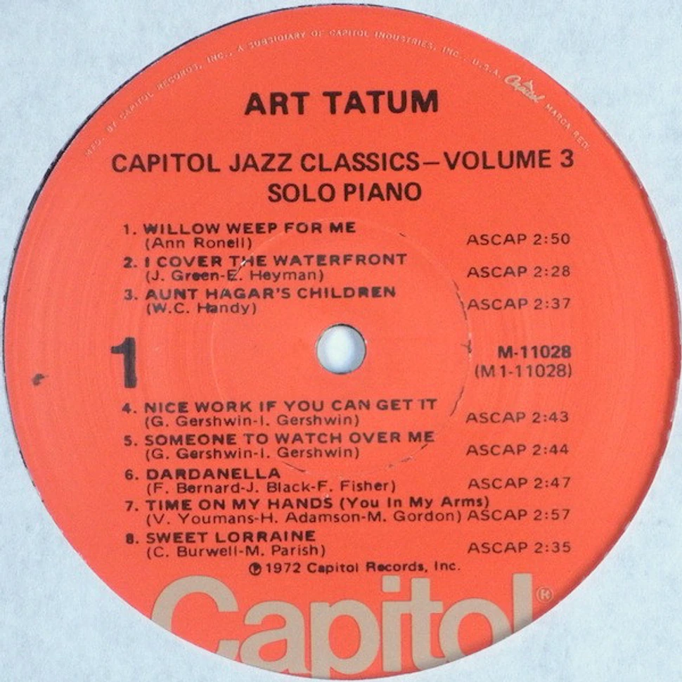 Art Tatum - Solo Piano