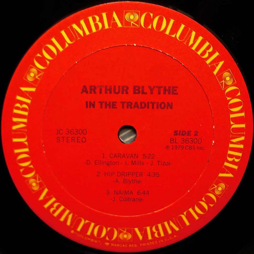 Arthur Blythe - In The Tradition