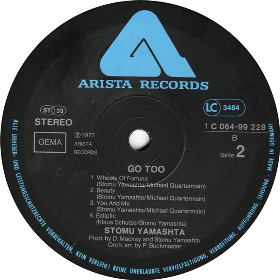 Stomu Yamashta's Go - Go Too