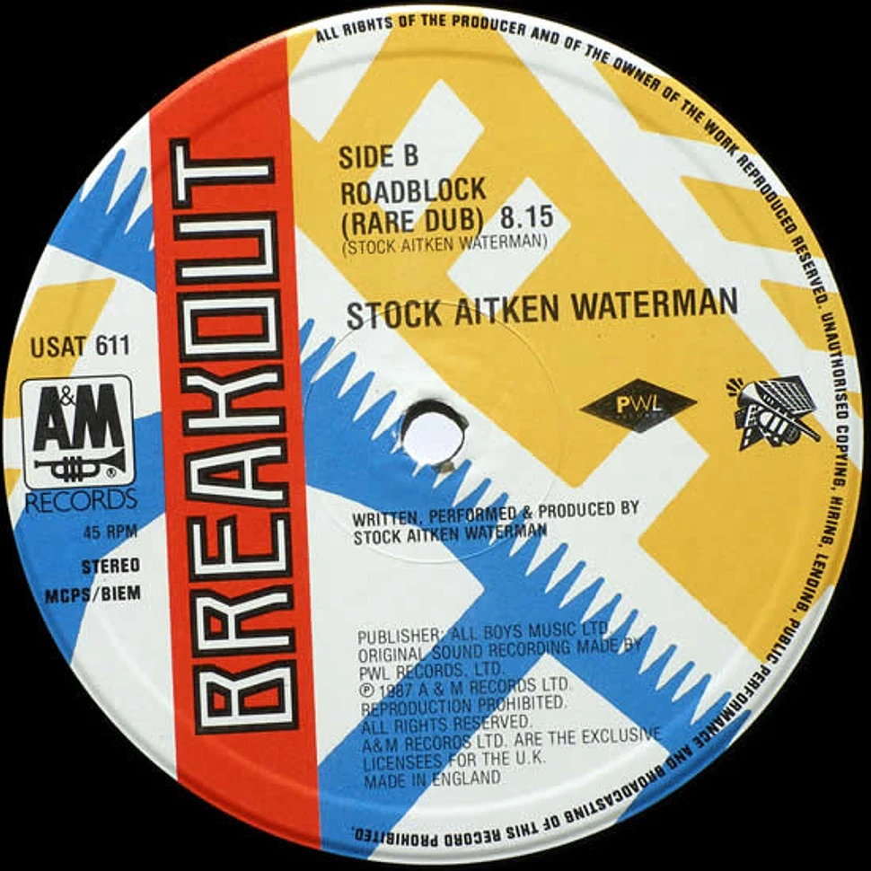 Stock, Aitken & Waterman - Roadblock