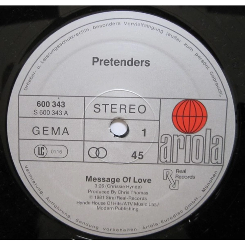 The Pretenders - Message Of Love