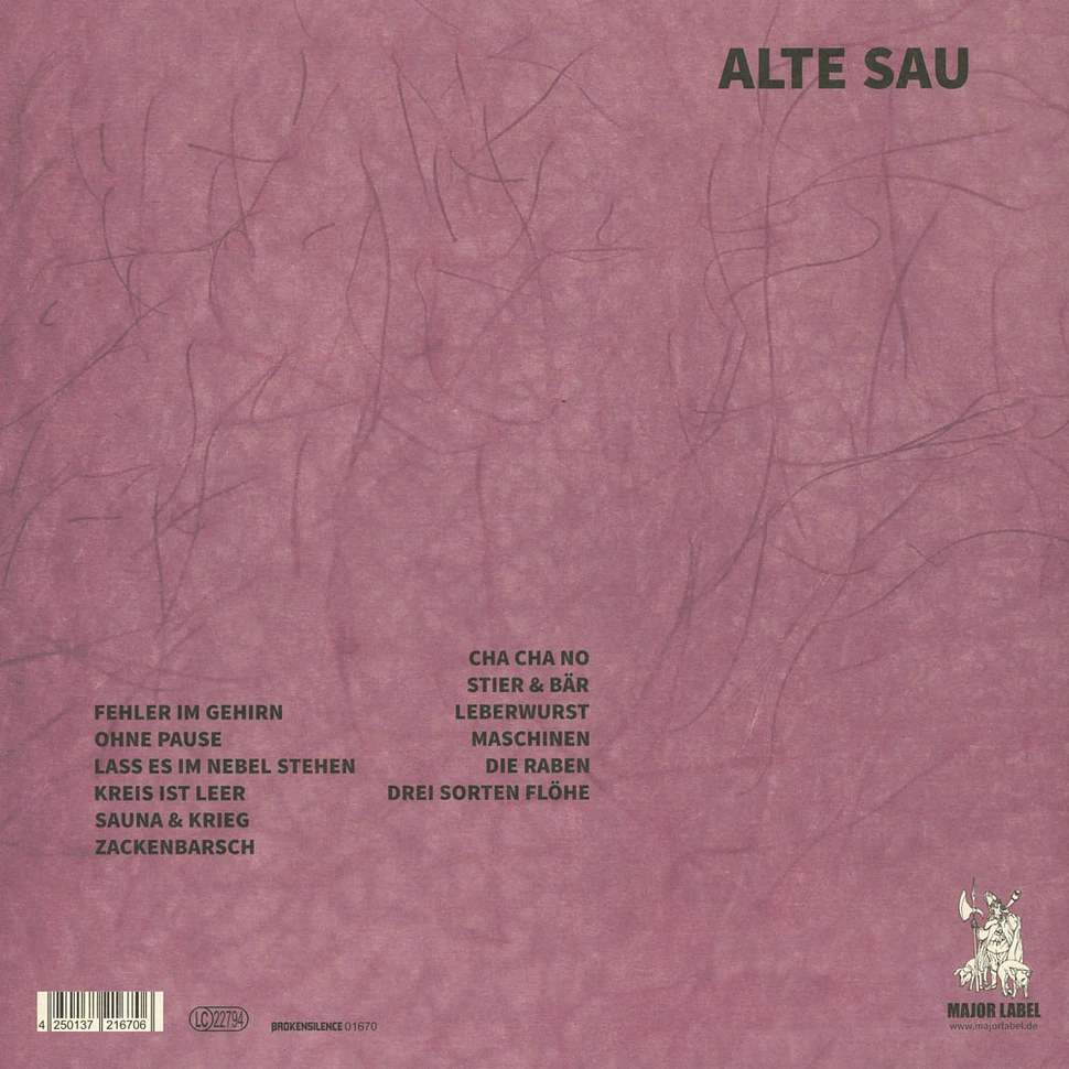 Alte Sau - To Be As Livin