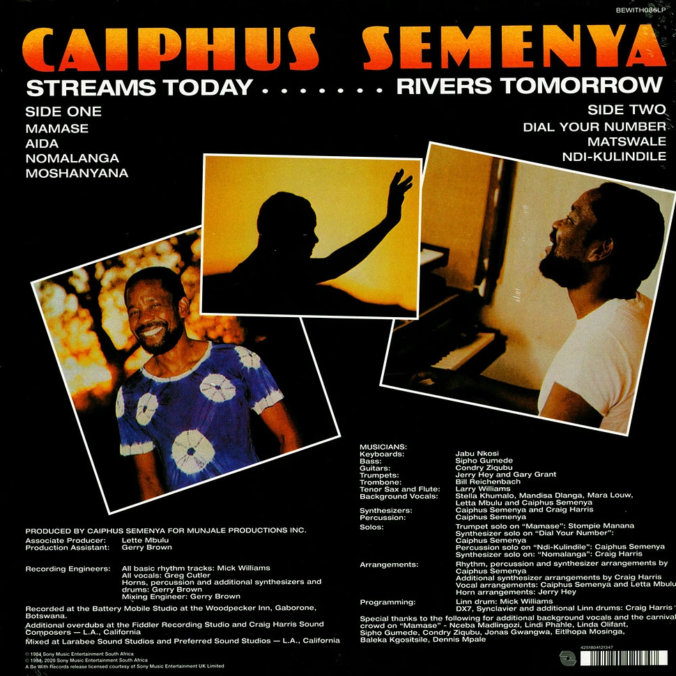 Caiphus Semenya - Streams Today.......Rivers Tomorrow