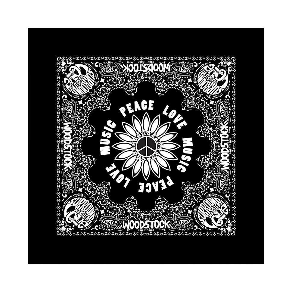 Woodstock - Peace, Love & Music Bandana