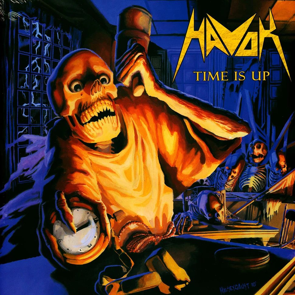 Havok - Time Is Up Black / Blue White & Yellow Swirl Vinyl Edition