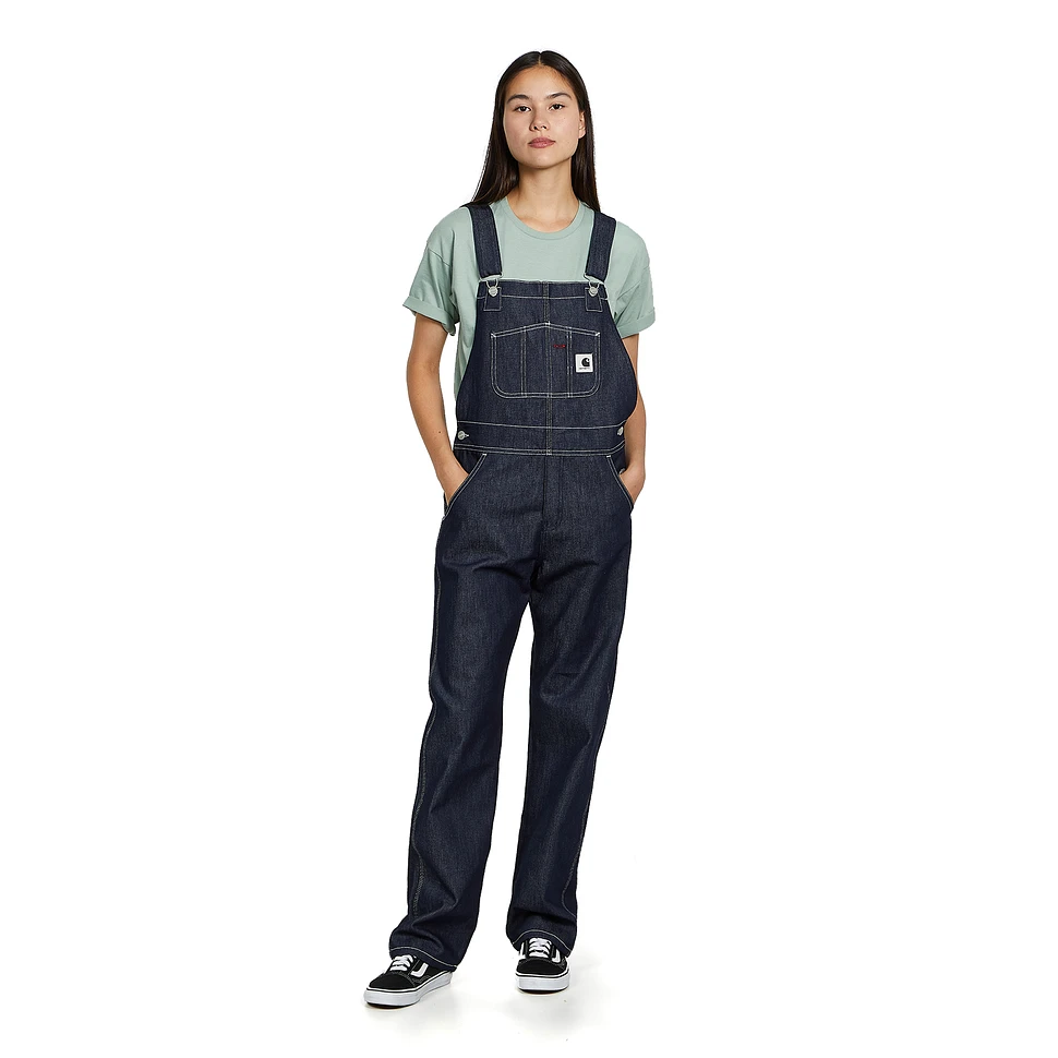 Carhartt WIP - W' Bib Overall Straight "Jay" Blue Denim, 10 oz