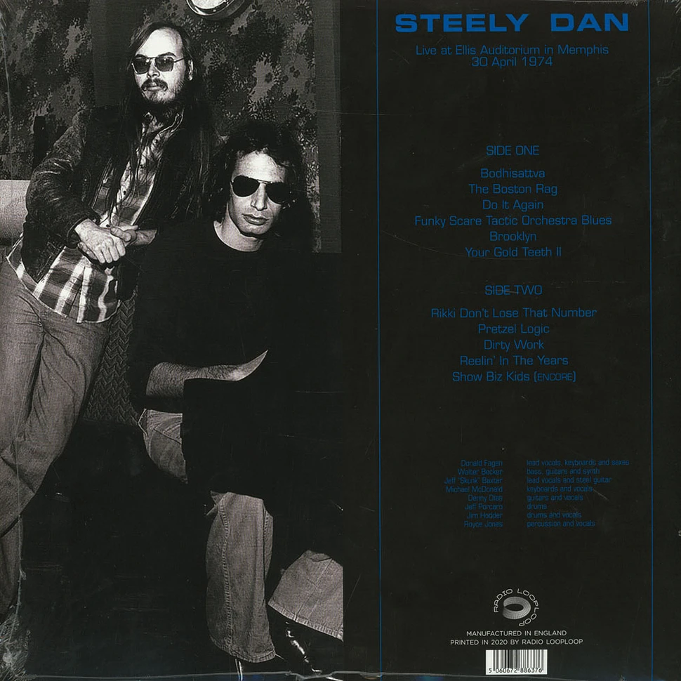 Steely Dan - Live At Ellis Auditorium In Memphis 1974 Wbcn