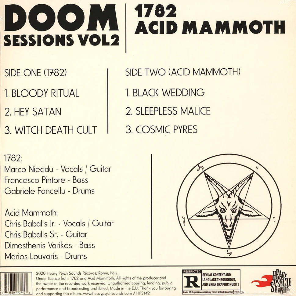 1782 / Acid Mammoth - Doom Sessions Volume 2 Black Vinyl Edition