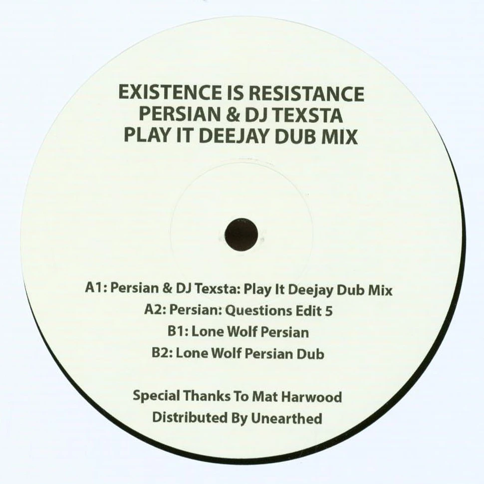 Persian & DJ Texsta - Play It Deejay Dub Mix