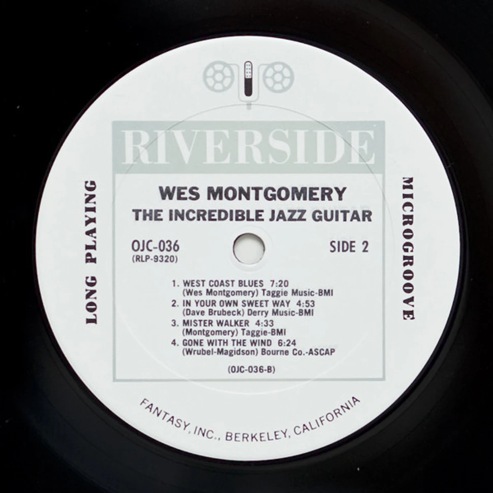 Wes Montgomery - The Incredible Jazz Guitar Of Wes Montgomery