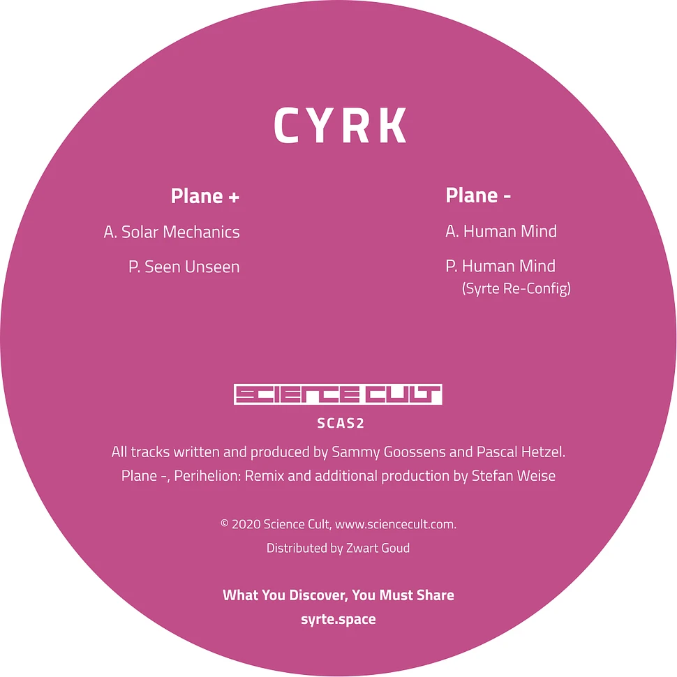 CYRK - 656.281 Magenta / Clear Vinyl Edition