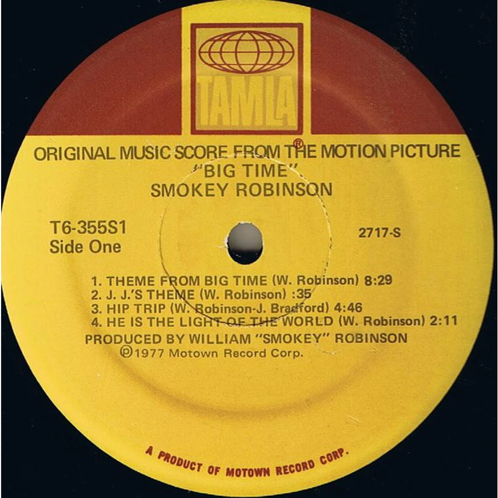 Smokey Robinson - Big Time - Original Music Score From The Motion Picture