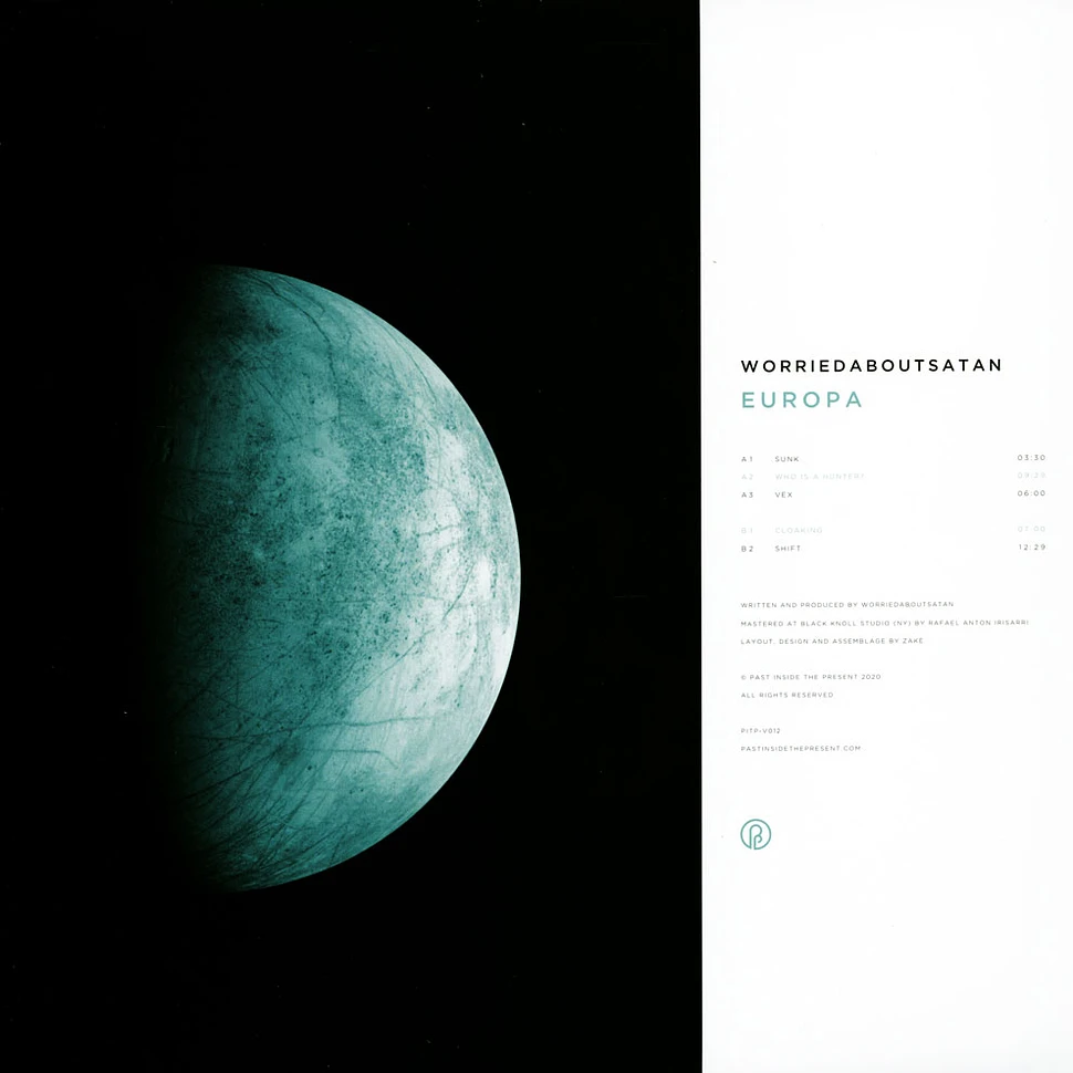 Worriedaboutsatan - Europa Transparent Blue Vinyl Edition