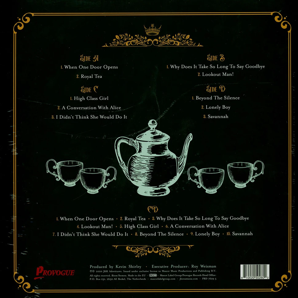 Joe Bonamassa - Royal Tea Artbook Shiny Gold Vinyl Edition