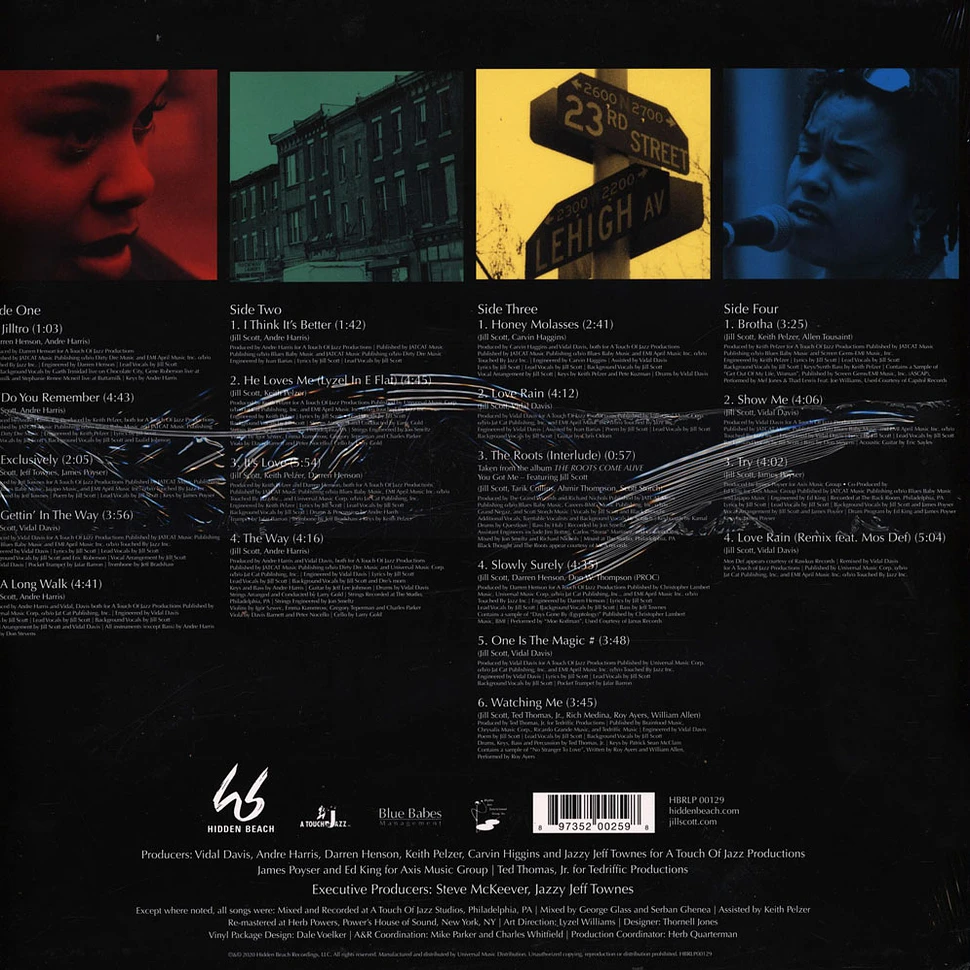 Jill Scott - Who Is Jill Scott: Words And Sounds Volume 1 Blue Vinyl Edition