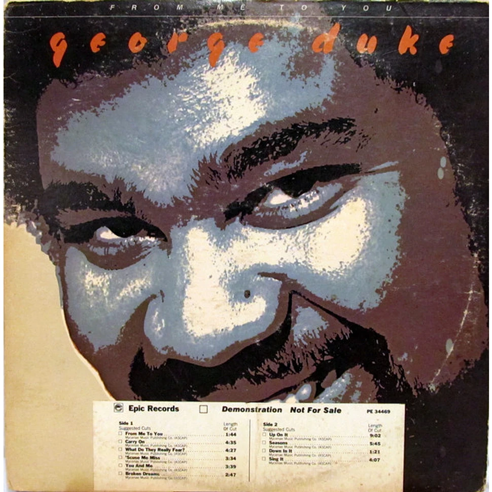 George Duke - From Me To You
