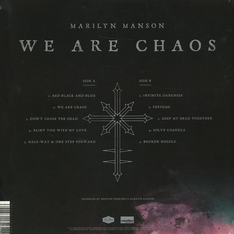 Marilyn Manson - We Are Chaos Black Vinyl Edition