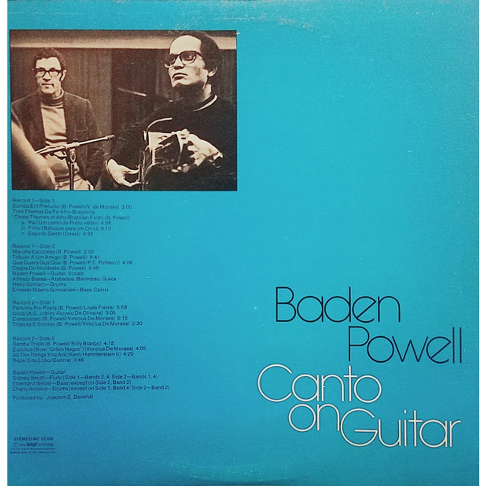 Baden Powell - Canto On Guitar