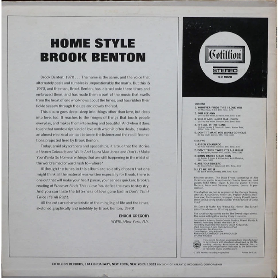 Brook Benton - Home Style
