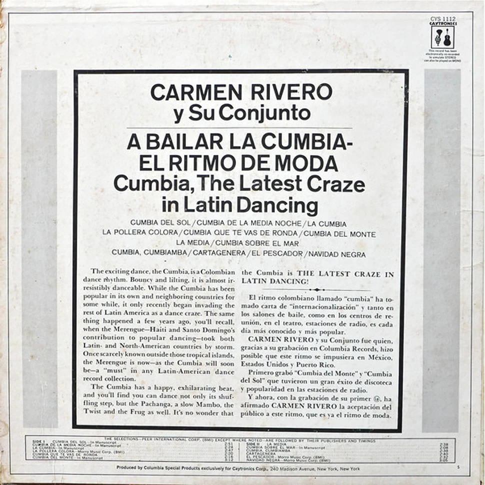 Carmen Rivero Y Su Conjunto - Cumbia (A Bailar La Cumbia - El Ritmo De Moda = The Latest Craze In Latin Dancing)