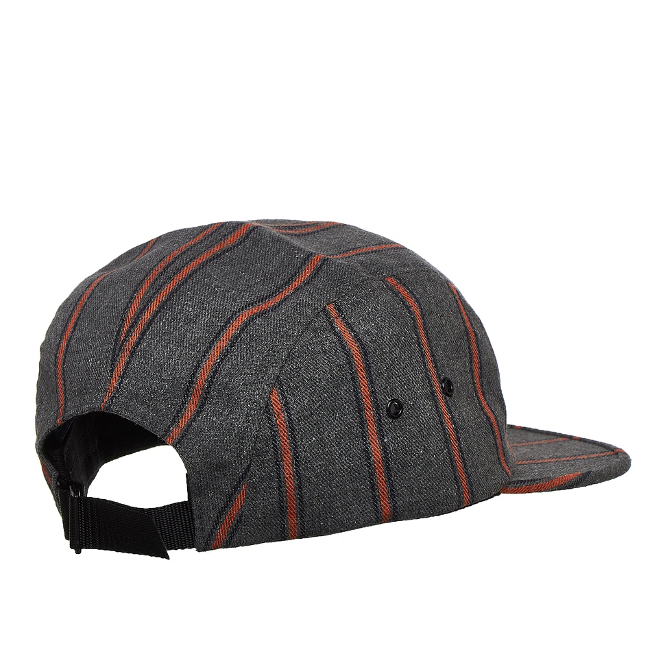 The Quiet Life - Striped Flannel 5 Panel Camper Hat